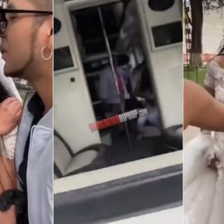 Bride weeps uncontrollably after catching groom cheating on their wedding day women.com.ng